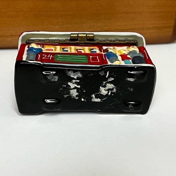 Powell & Hyde STS San Francisco Trolley Streetcar Porcelain Trinket Box Vintage - Picture 5 of 9